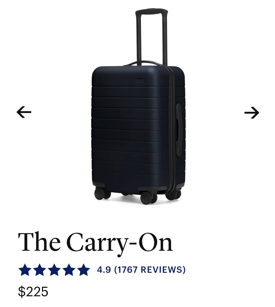 Away travel suitcase